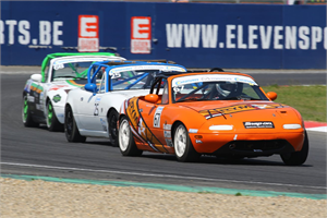 Király wint beide races op Zolder in Conrad Mazda MaX5 Cup 