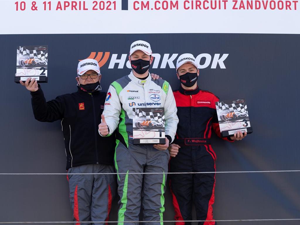 Junior Wojtowicz winnaar eerste weekend in Mazda  MX-5 Cup op Circuit Zandvoort